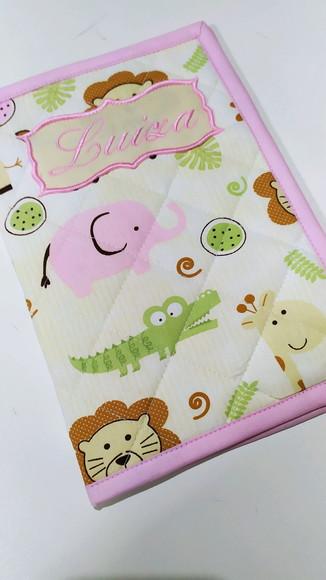 Capa de cardeneta de vacinação personalizada