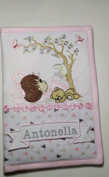 Capa de cardeneta de vacinação personalizada
