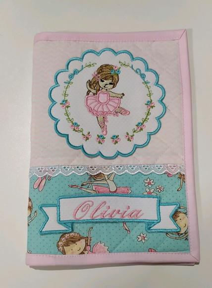 Capa de cardeneta de vacinação personalizada