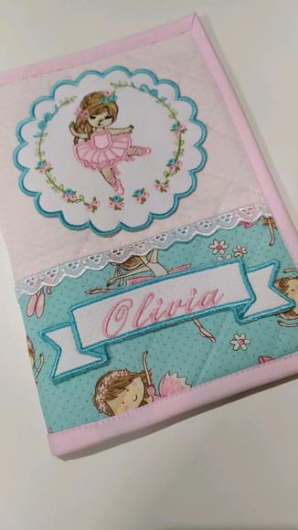 Capa de cardeneta de vacinação personalizada