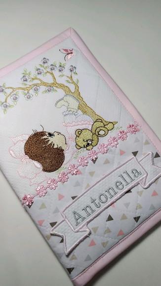 Capa de cardeneta de vacinação personalizada