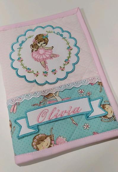 Capa de cardeneta de vacinação personalizada