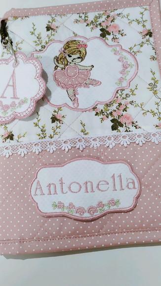Capa de cardeneta de vacinação personalizada