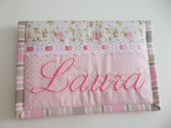 Capa para cardeneta de vacina personalizada