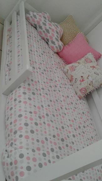 Edredom dupla face para mini cama