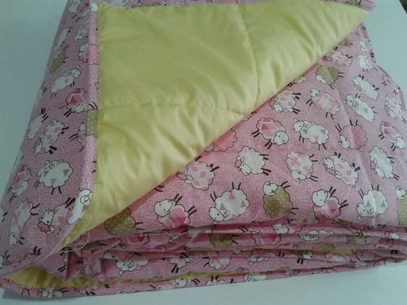 Edredom dupla face para cama de solteiro