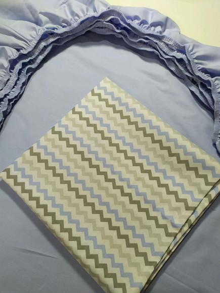 Jogo de lençol para mini cama 2 pçs