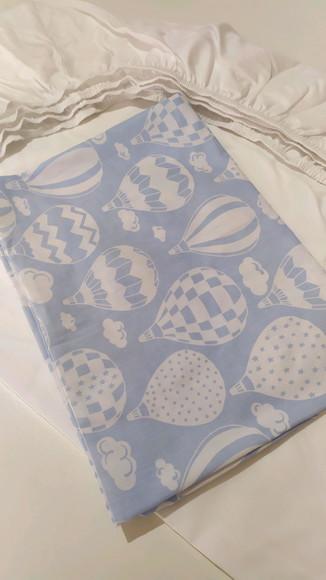 Jogo de lençol para mini cama 2 pçs