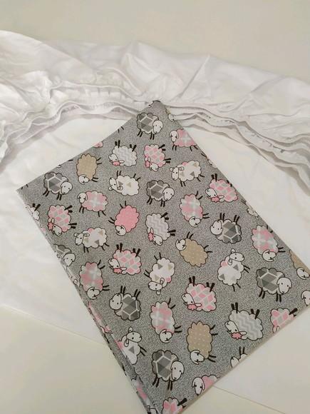 Jogo de lençol para mini cama 2 pçs