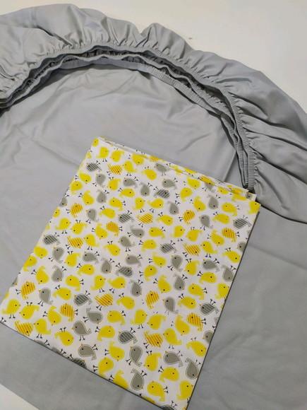 Jogo de lençol para mini cama 2 pçs