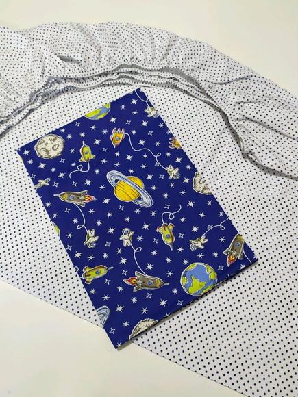 Jogo de lençol para mini cama 2 pçs