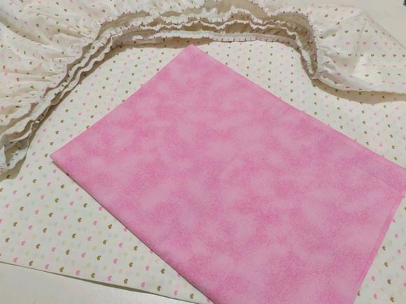 Jogo de lençol para mini cama 2 pçs