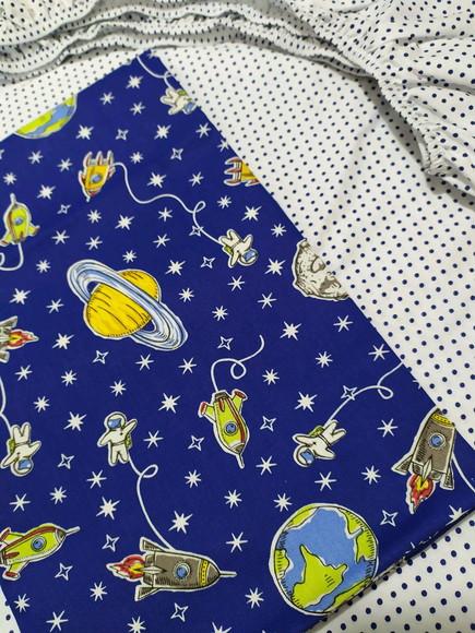 Jogo de lençol para mini cama 2 pçs