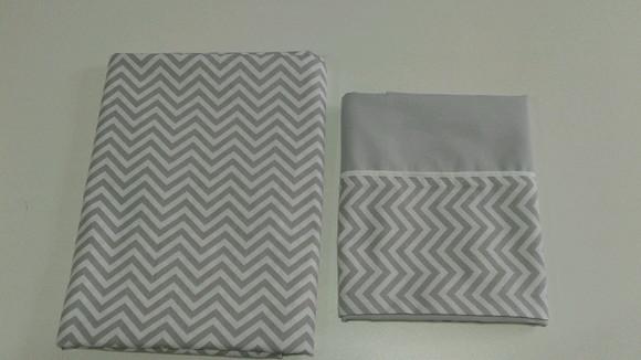 Jogo de lençol para mini cama 2 pçs