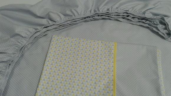 Jogo de lençol para mini cama 2 pçs