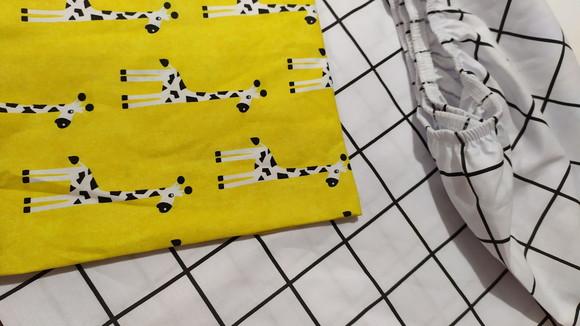 Jogo de Lençol para Mini Cama 2 Pçs