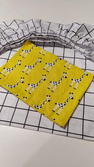 Jogo de Lençol para Mini Cama 2 Pçs
