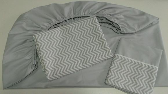 Jogo de Lençol para Mini Cama 3 Pçs