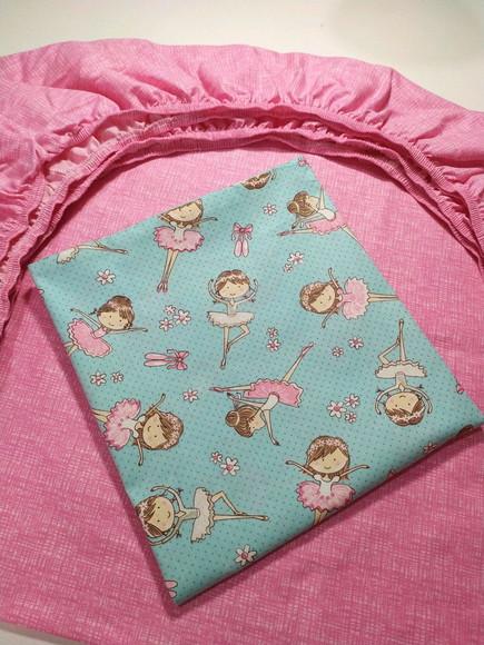 Jogo de Lençol para Mini Cama 2 Pçs
