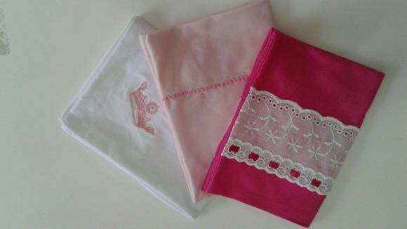 Kit com 3 fronhas