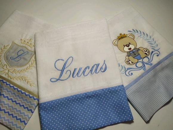 Kit com 3 pano de boca