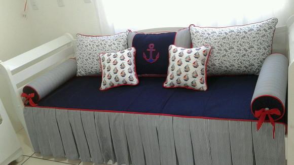 kit de cama babá 8 peças bordada
