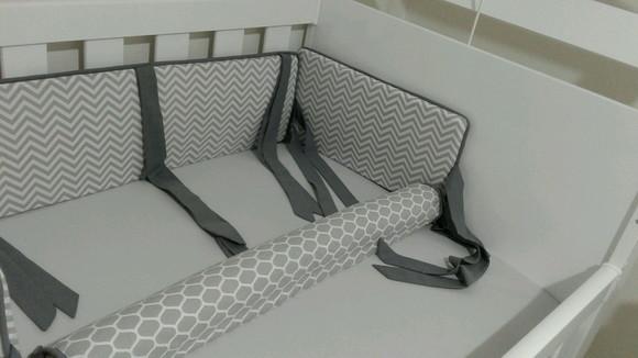kit para mini berço 4 peças