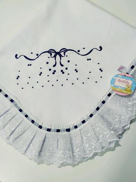 Manta de Piquet Bordada