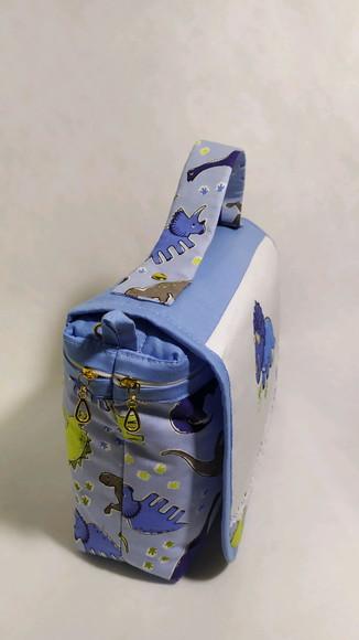 Nécessaire Porta Fraldas e Lenços Personalizada com Aba