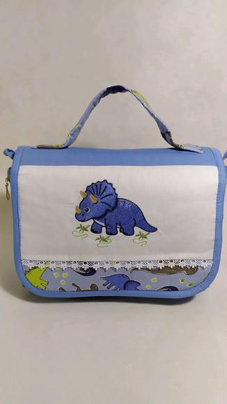 Nécessaire Porta Fraldas e Lenços Personalizada com Aba