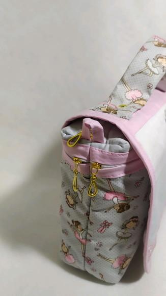 Nécessaire Porta Fraldas e Lenços Personalizada com Aba