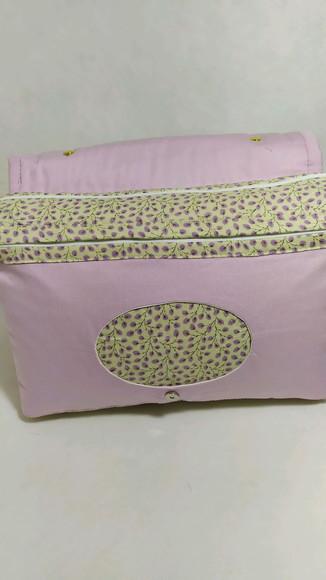 Nécessaire Porta Fraldas e Lenços Personalizada com Aba