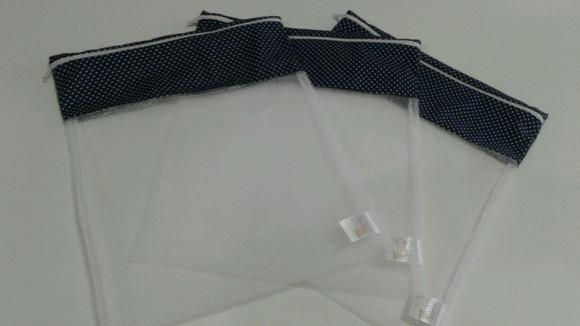 Saquinho organizador para bolsa de maternidade 3 unidades