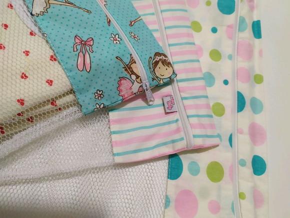 Saquinho organizador para bolsa de maternidade 3 unidades