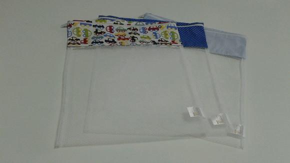 Saquinho organizador para bolsa de maternidade 3 unidades