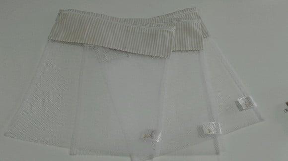Saquinho organizador para bolsa de maternidade 3 unidades
