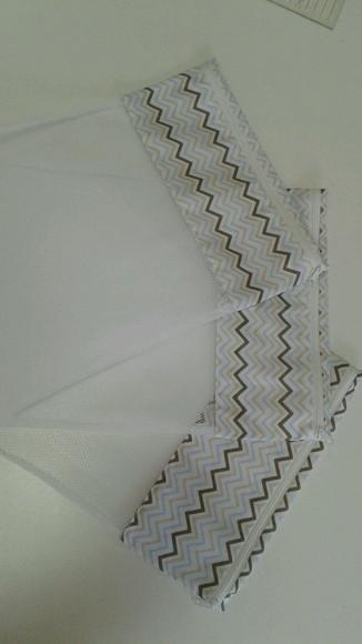 Saquinho organizador para bolsa de maternidade 3 unidades