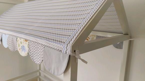 Telhado para Cama Casinha 70 x 1,50