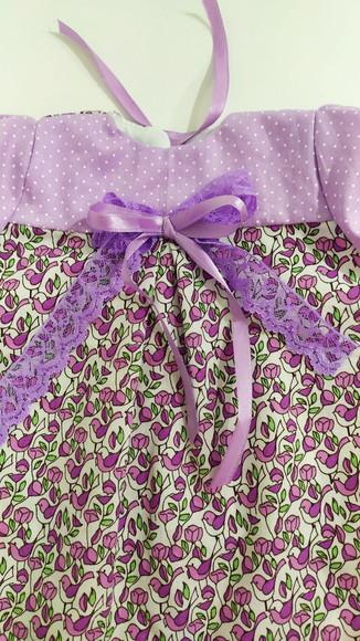 Vestido de Boneca de Pano