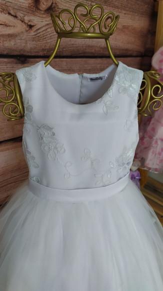 Vestido de Renda e Tule para Daminha de Honra
