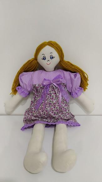 Vestido de Boneca de Pano