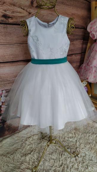 Vestido de Renda e Tule para Daminha de Honra