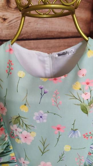 Vestido Infantil de Tricoline Forrado