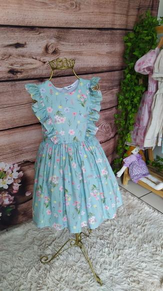 Vestido Infantil de Tricoline Forrado