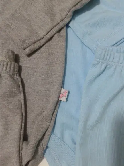 Body de bebe manga comprida estampado em malha 100% algodão