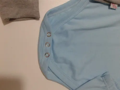 Body de bebe manga comprida estampado em malha 100% algodão