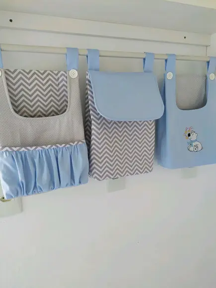 Bolsões porta fraldas (com 3 peças)