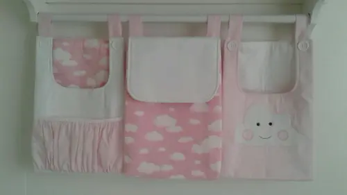 Bolsões porta fraldas (com 3 peças)