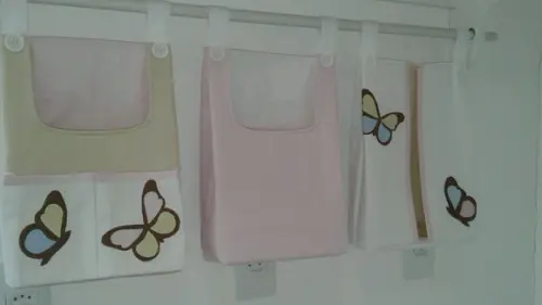 Bolsões porta fraldas (com 3 peças)