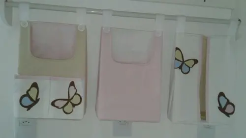 Bolsões porta fraldas (com 3 peças)